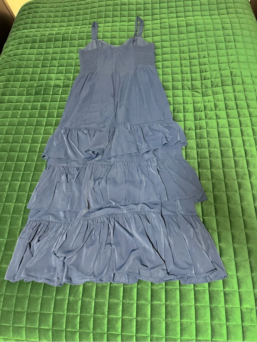 Abercrombie & Fitch Navy Tiered Maxi Dress
